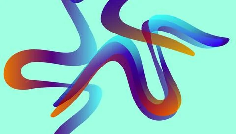 Abstract background with colorful geometric elements, Stock Illustration