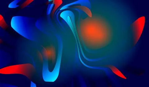 Abstract background with colorful geometric elements, Stock Illustration