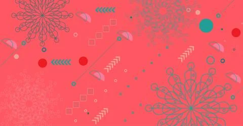 Abstract background with colorful geometric elements for your design Stock Photos