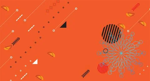 Abstract background with colorful geometric elements for your design Foto stock