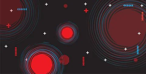 Abstract background with colorful geometric elements, Stock Photos