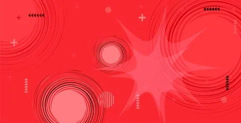 Abstract background with colorful geometric elements, Foto stock