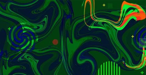 Abstract background with colorful geometric elements, Stock Photos