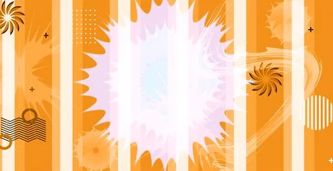 Abstract background with colorful geometric elements, Foto stock