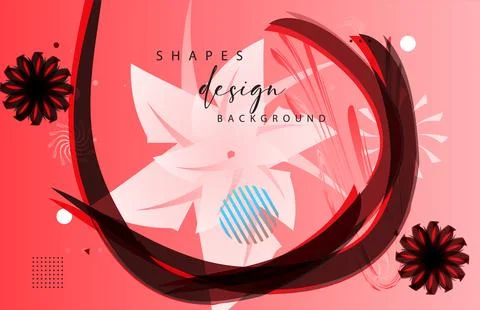 Abstract background with colorful geometric elements, Stock Photos