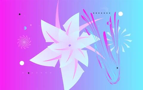 Abstract background with colorful geometric elements, Stock Photos