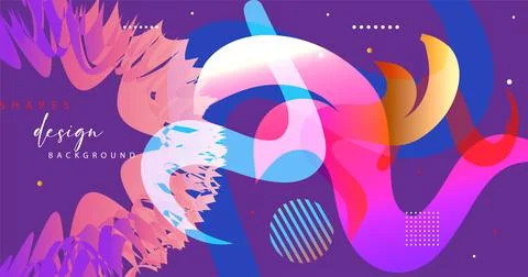 Abstract background with colorful geometric elements, Stock Photos