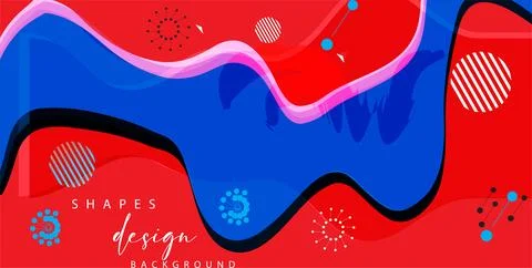 Abstract background with colorful geometric elements, Stock Photos