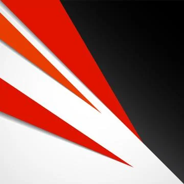 Abstract background of colorful geometric lines with overlap. Vector graphic Illustrazione stock