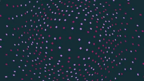 Abstract background with colorful glowing dots on black イラスト素材