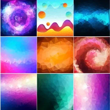 Abstract Background Colorful Stock Illustration