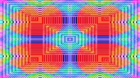 Abstract background of colorful knitted patterns, with movable colors Stock Footage 134715746