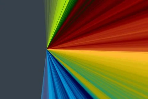 Abstract background with colorful light rays Stock Illustration