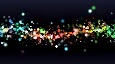 Abstract background with colorful lights Stock Illustration