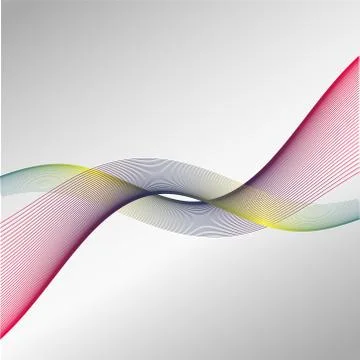 Abstract background, colorful lines Stock Illustration