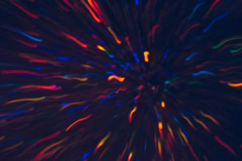 Abstract background of colorful lines in motion Stock Photos