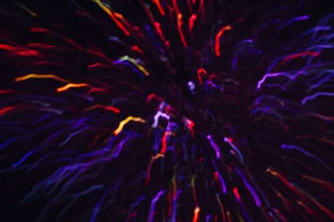 Abstract background of colorful lines in motion 写真素材