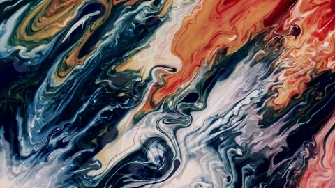 Abstract background of colorful liquid marble movement. 4K Stock Footage 247574069