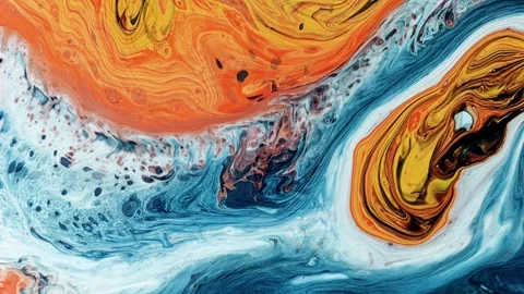Abstract background of colorful liquid marble movement. 4K Stock Footage 247574601