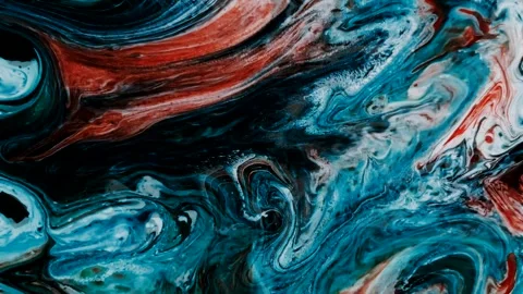 Abstract background of colorful liquid marble movement. 4K Stock Footage 247575080
