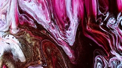 Abstract background of colorful liquid marble movement. 4K Stock Footage 247576201