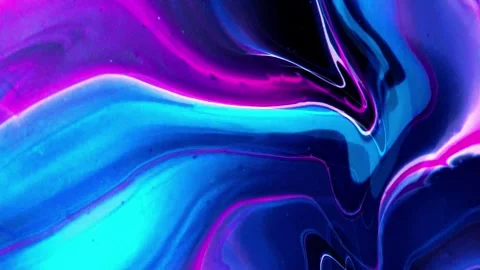 Abstract background of colorful liquid marble movement. 4K Stock Footage 287629496