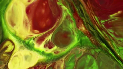 Abstract Background of Colorful Liquid Paint Movement 17 Stock Footage 315472388