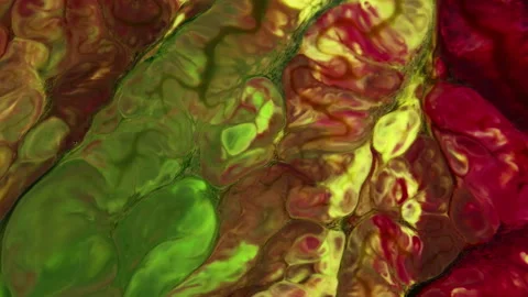 Abstract Background of Colorful Liquid Paint Movement 1 Stock Footage 315472405