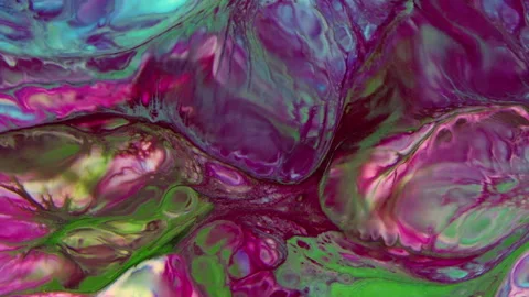 Abstract Background of Colorful Liquid Paint Movement 8 Stock Footage 315472785
