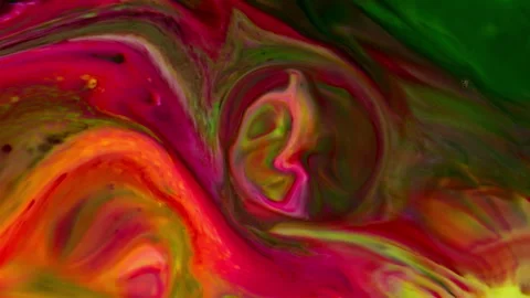 Abstract Background of Colorful Liquid Paint Movement 11 Stock Footage 315472884