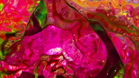 Abstract Background of Colorful Liquid Spreads Texture 21 Stock Footage 313247194