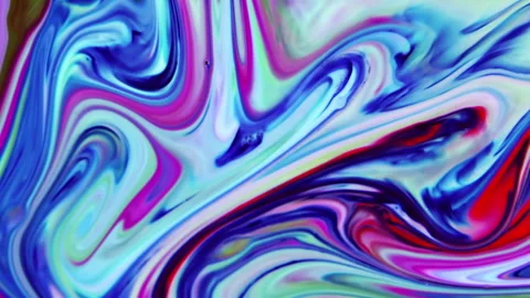 Abstract Background of Colorful Liquid Spreads Texture 28 Stock Footage 313247271