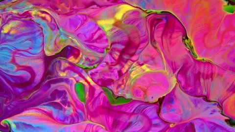 Abstract Background of Colorful Liquid Spreads Texture 7 Stock Footage 313247473