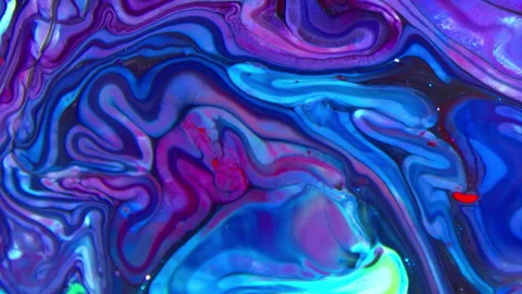 Abstract Background of Colorful Liquid Spreads Texture 17 Stock Footage 313247749