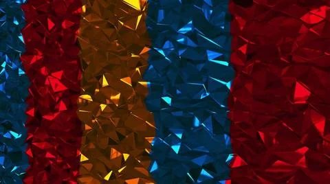 Abstract background with colorful lowpoly triangles Abstract background wi... Stock Photos