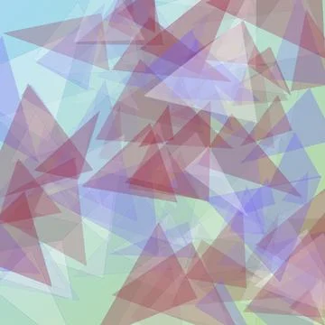 Abstract Background with Colorful Overlapping Polygonal Shapes and Transpar.. イラスト素材