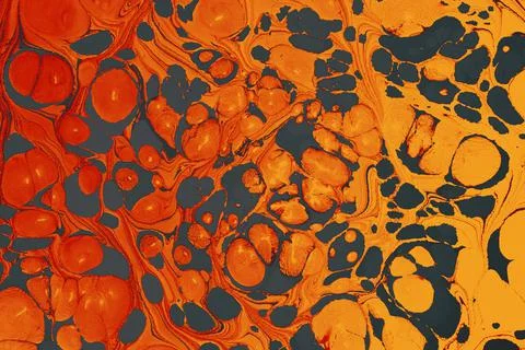 Abstract background with colorful paint splash patterns and swirly textures Stock Illustration