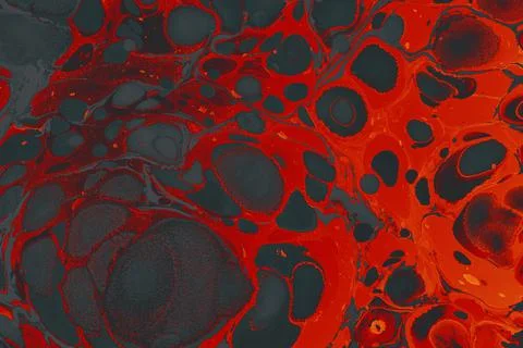Abstract background with colorful paint splashes and patterns Illustrazione stock