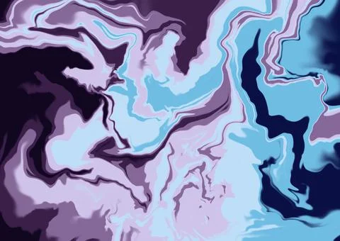 Abstract background with colorful paint splashes and wave patterns Stock Illustration