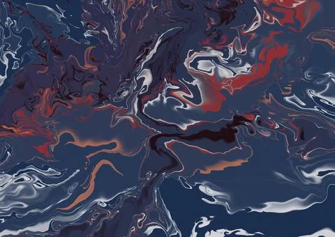 Abstract background with colorful paint splashes and wave patterns Stock Illustration