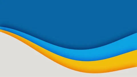 Abstract background with colorful paper cut waves. Seamless loop Stock Footage 165236797