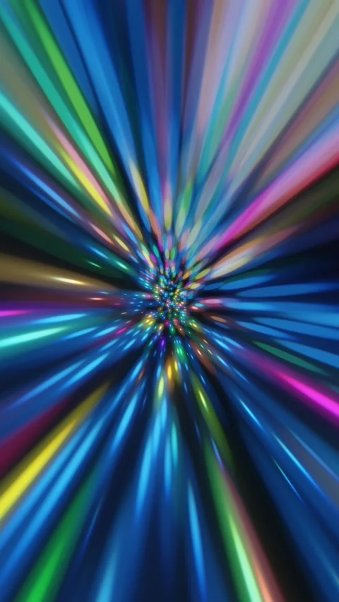 Abstract background with colorful rays Stock Footage 310786678