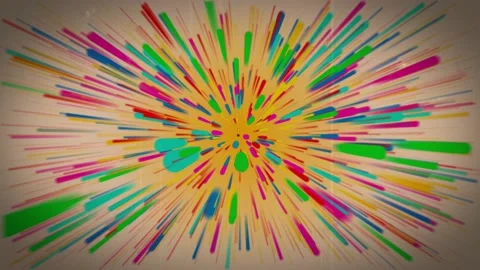 Abstract background with colorful rays retro reel Stock Footage 179996868