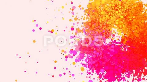 Abstract background of colorful splash spread creativity ideas concept Stock Photos