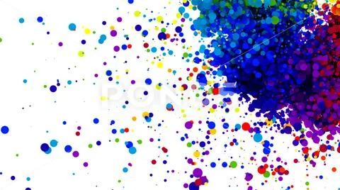 Abstract background of colorful splash spread creativity ideas concept Stock Photos