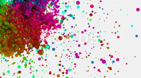 Abstract background of colorful splash spread creativity ideas concept Stock Photos
