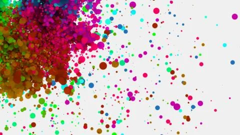 Abstract background of colorful splash spread creativity ideas concept Stock Photos