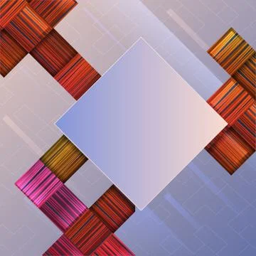 Abstract background with colorful squares. Stock Illustration