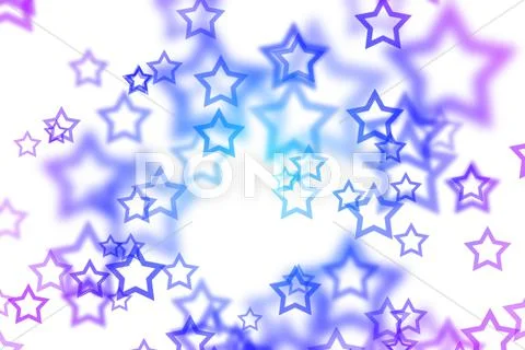 Abstract background with colorful star Stock Illustration