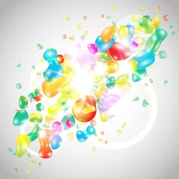 Abstract background colorful template Illustrazione stock
